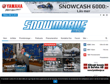 Tablet Screenshot of forum.snowmobile.se